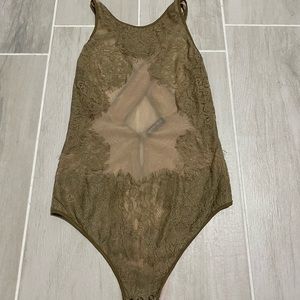 Olive Green Bodysuit